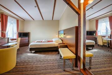 Фото номера Двухместный номер Делюкс с 1 кроватью Отель Sommer Residence Hotel&amp;Spa г. Ключборк 2